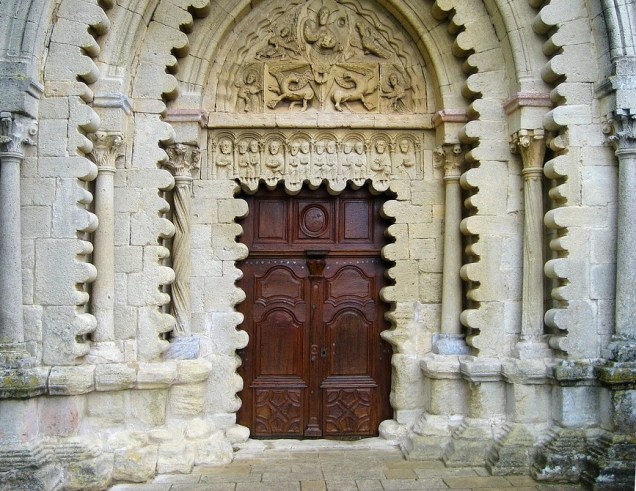 Entrance Ganagobie Abbey Benedictine Portal