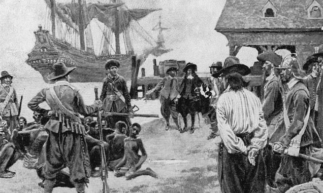 Landing of Negroes at Jamestown.
